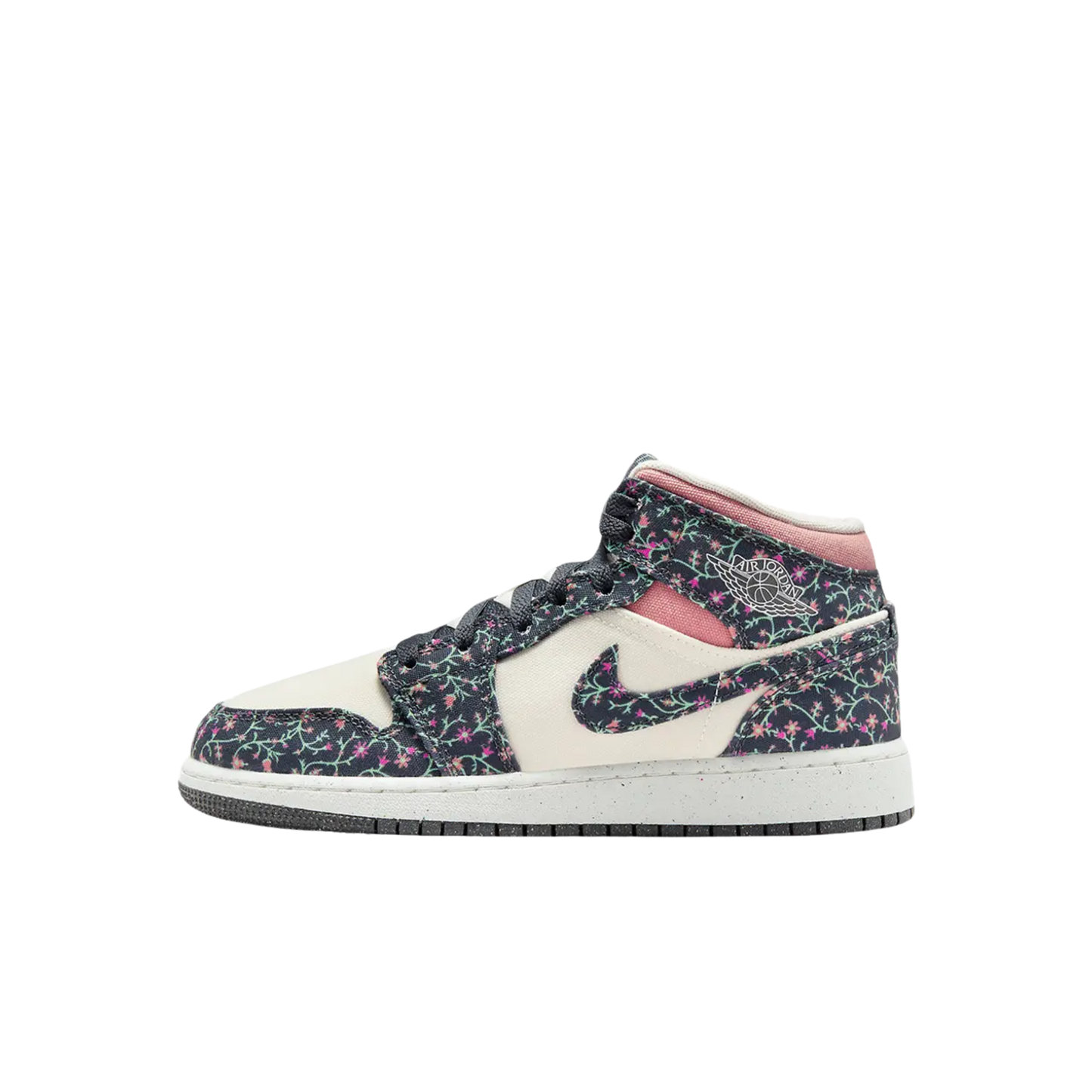 Jordan 1 Mid SE Floral Canvas