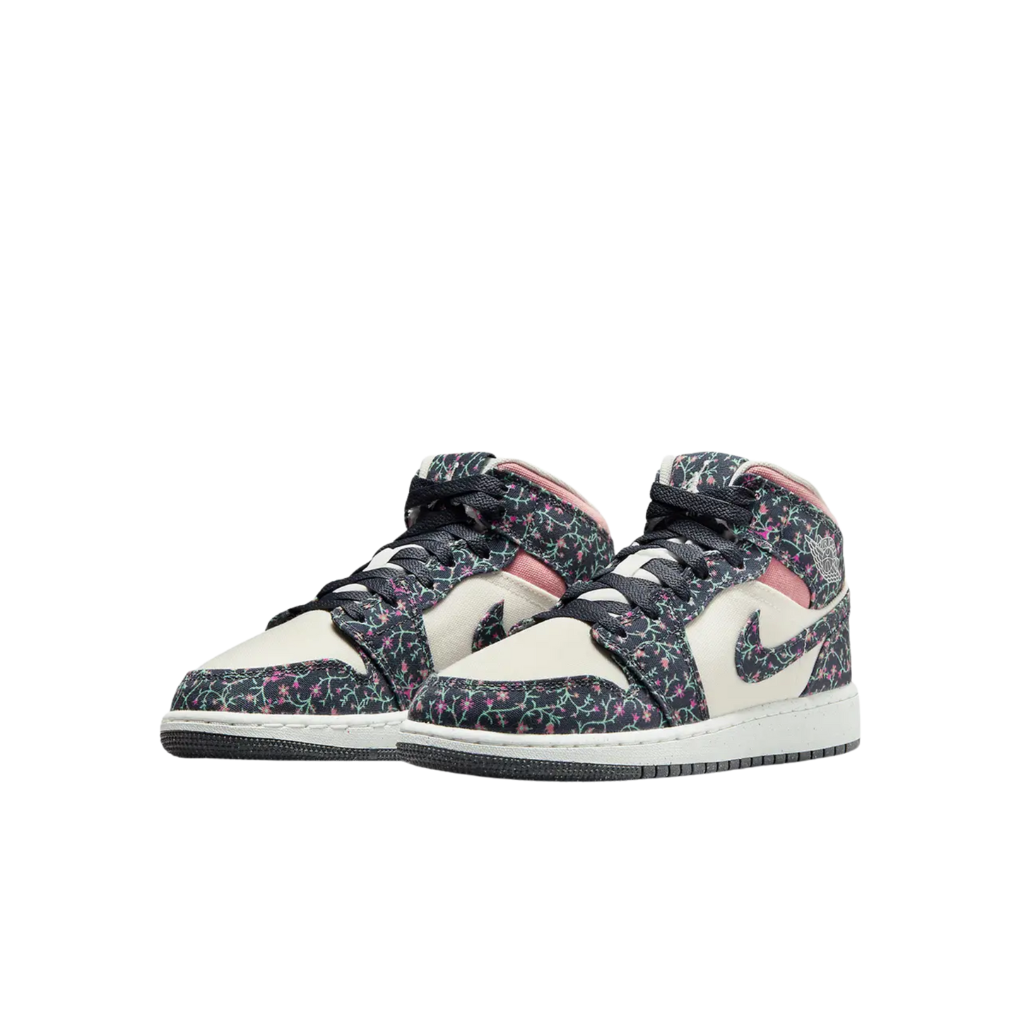 Jordan 1 Mid SE Floral Canvas