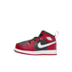 Jordan 1 Mid Black Gym Red