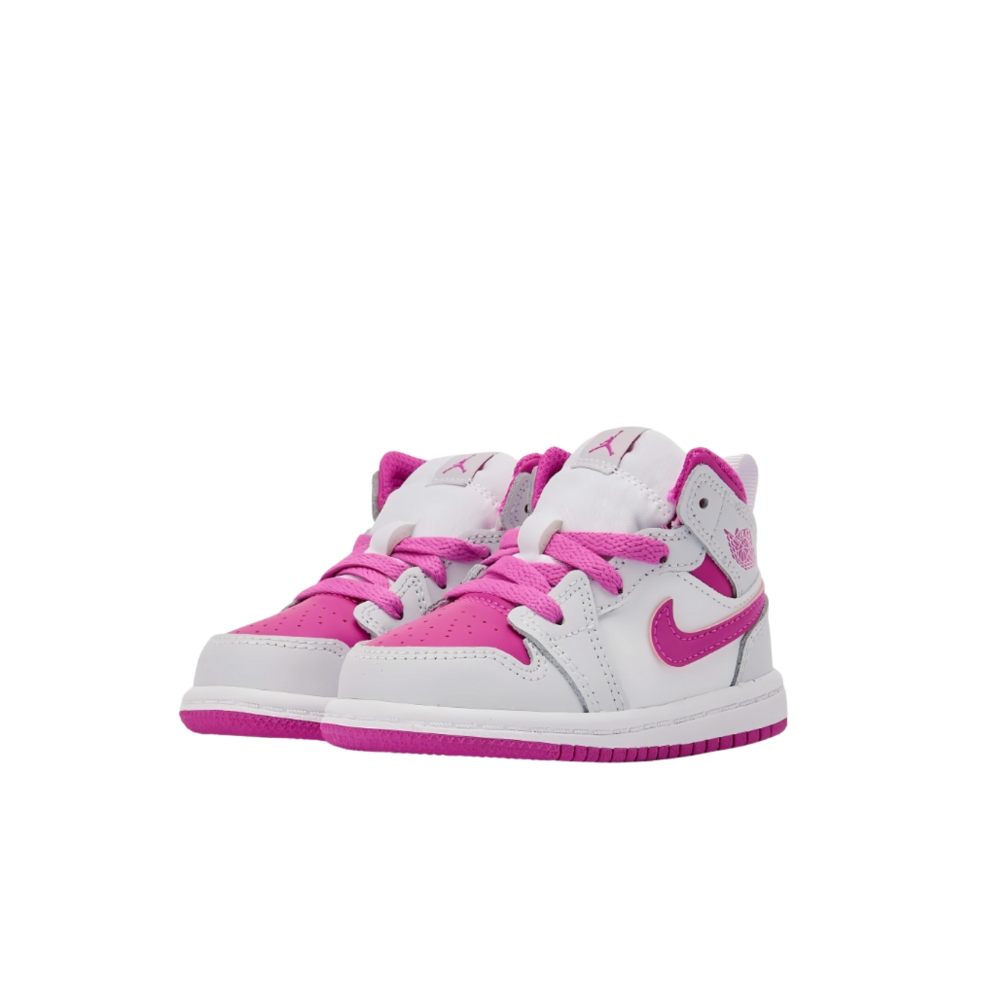 Jordan - 1 Mid Iris Whisper White Fire Pink