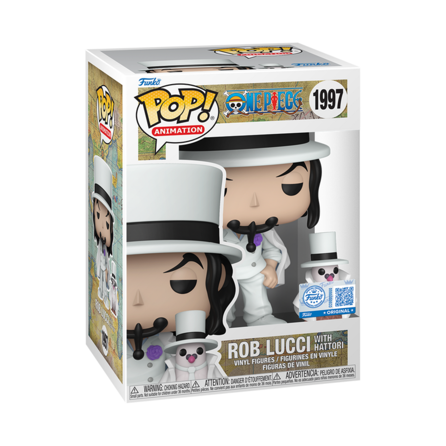 Funko Pop! - One Piece Rob Lucci with Hattori