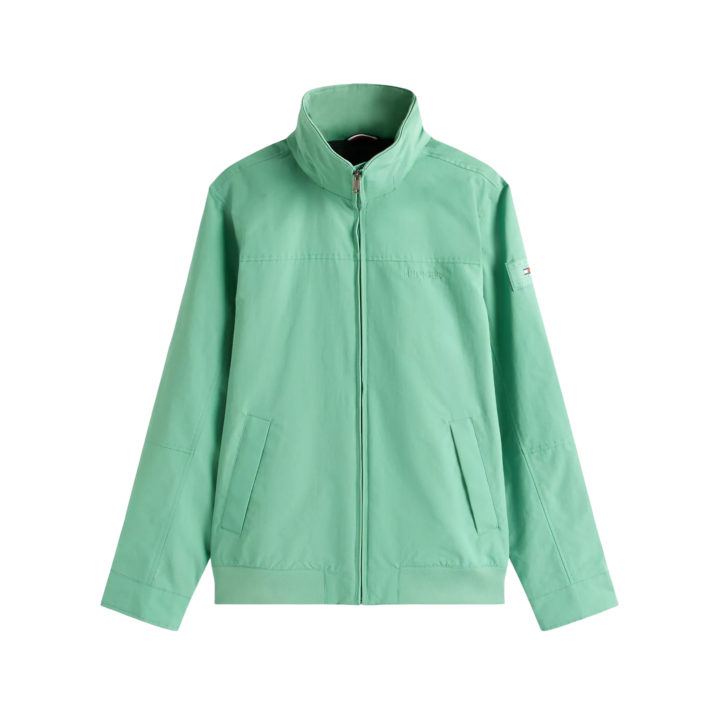 Tommy Hilfiger - Water-Resistant Hooded Regatta Jacket Frosted Evergreen