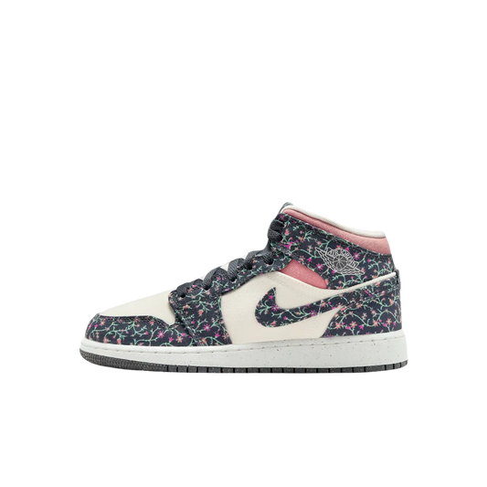 Jordan 1 Mid SE Floral Canvas