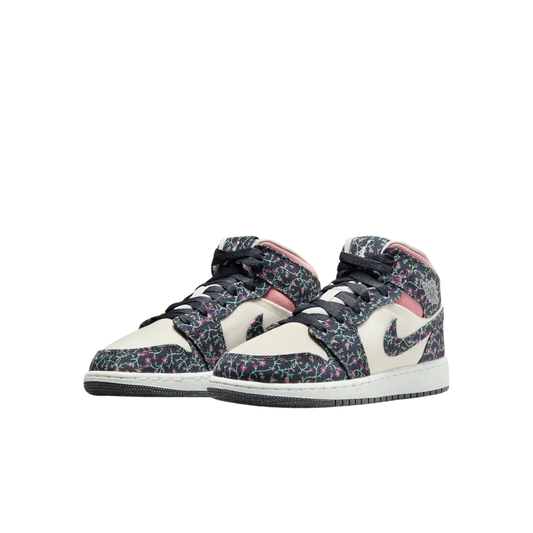 Jordan 1 Mid SE Floral Canvas