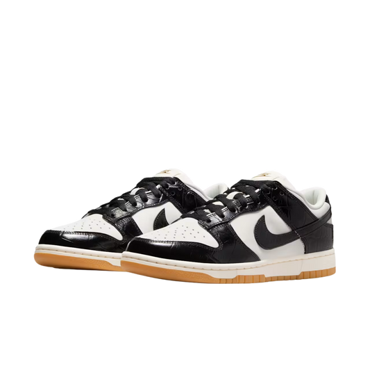 Nike Dunk Low LX Black Croc