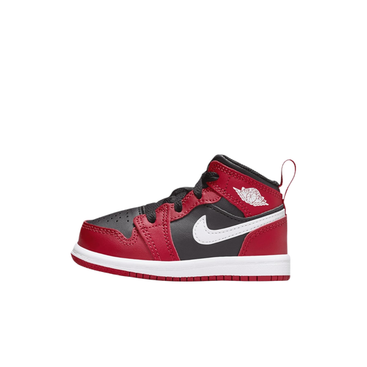 Jordan 1 Mid Black Gym Red