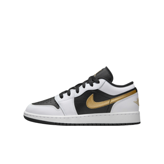 Jordan 1 Low Gold Swoosh