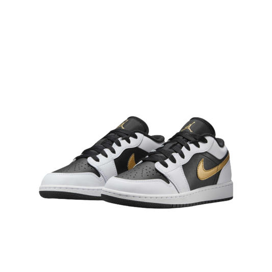 Jordan 1 Low Gold Swoosh